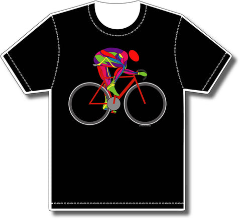 Multicoloured Cyclist T Shirt